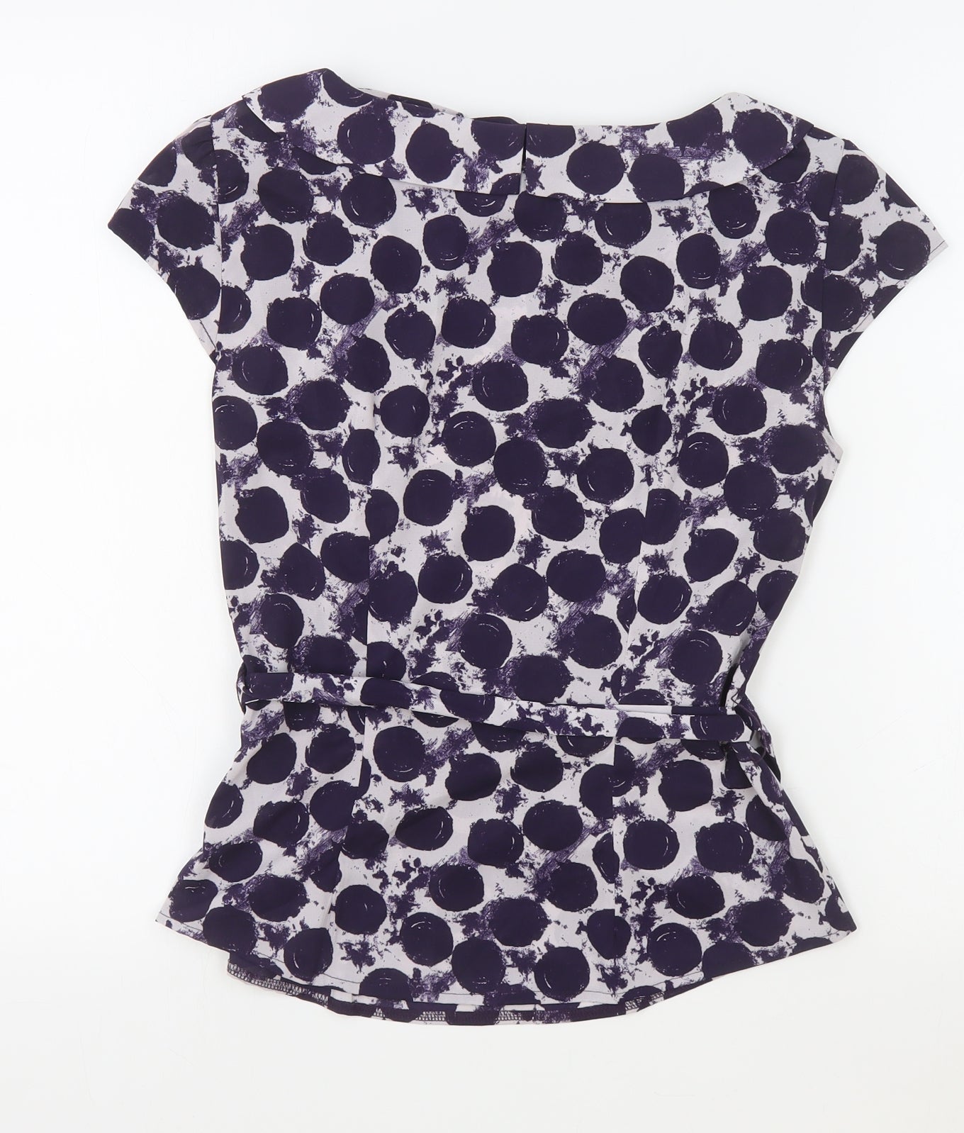 Womens UK Size 6 H&M Purple Basic Blouse