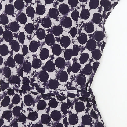 Womens UK Size 6 H&M Purple Basic Blouse