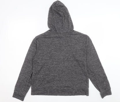 H&M Womens Grey Viscose Pullover Hoodie Size M Pullover