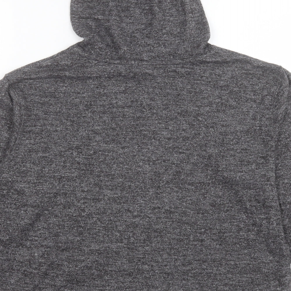 H&M Womens Grey Viscose Pullover Hoodie Size M Pullover
