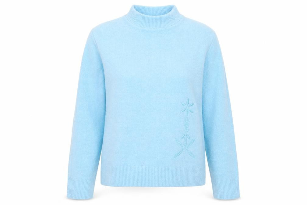 Womens UK Size M 4 Me Blue Pullover Jumper