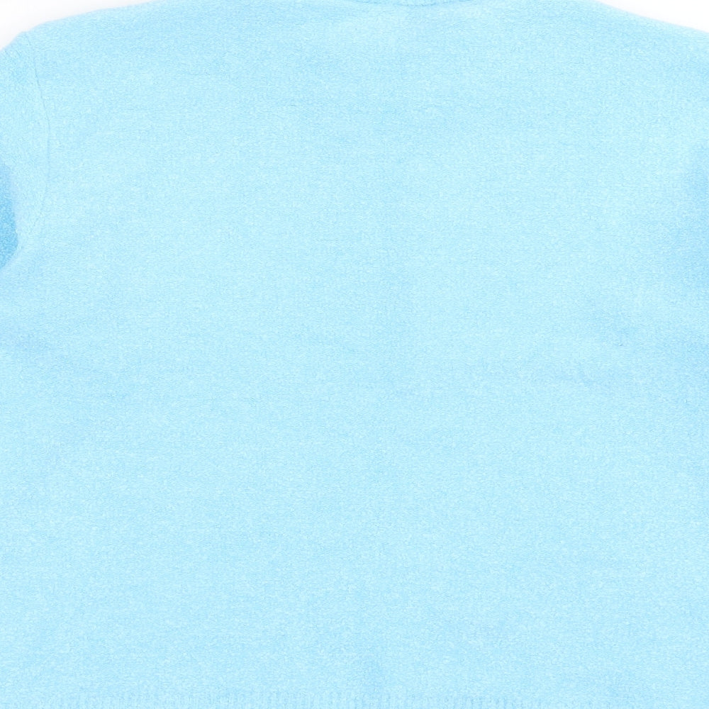 4 Me Womens Blue High Neck Acrylic Pullover Jumper Size M