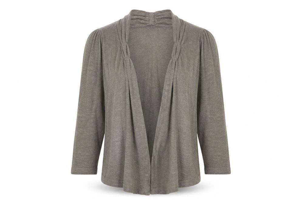 Womens UK Size 14 Indigo Green Cardigan Jumper