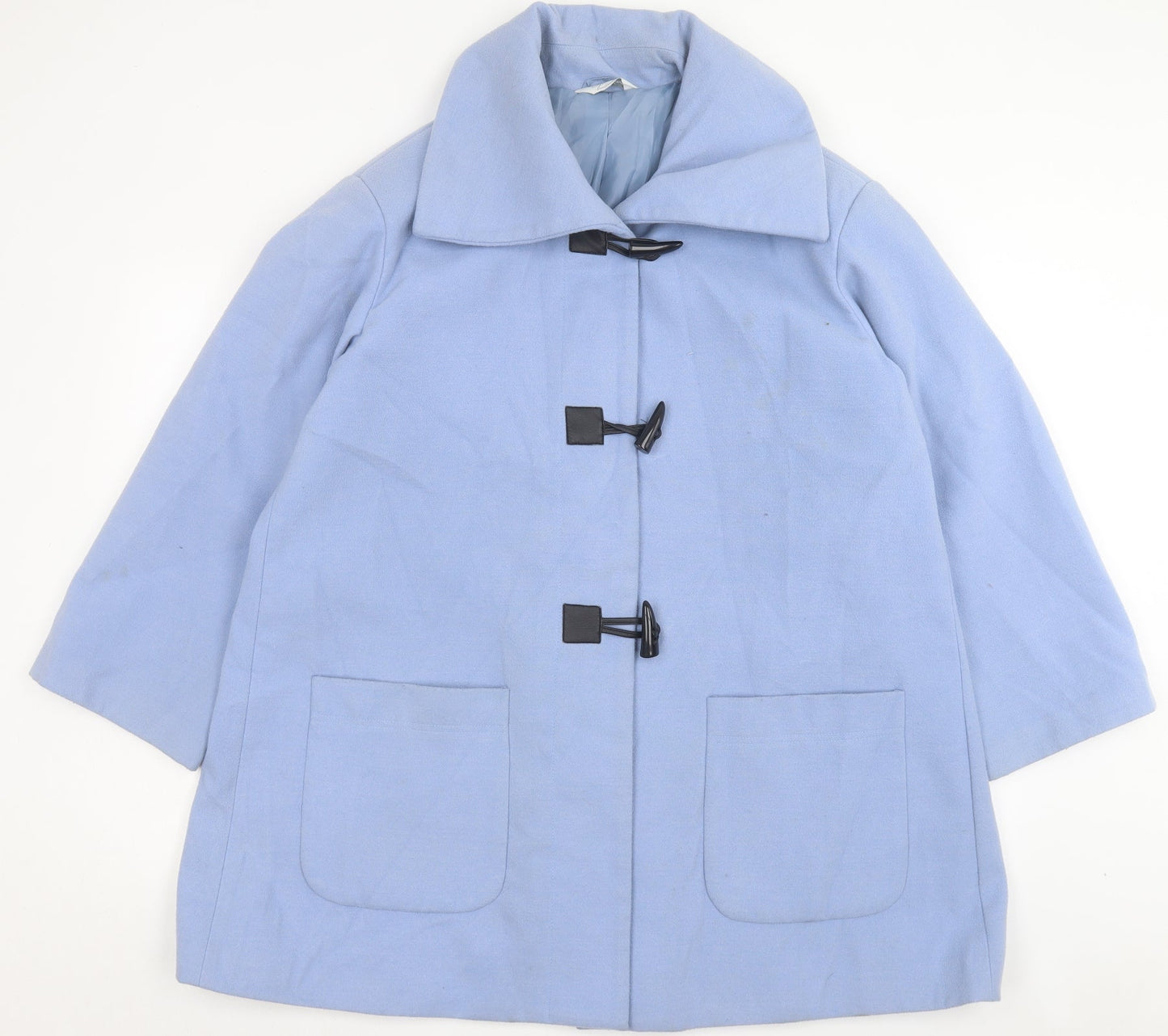 Womens UK Size 10 Special Collection Blue Overcoat