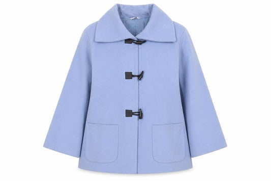 Womens UK Size 10 Special Collection Blue Overcoat