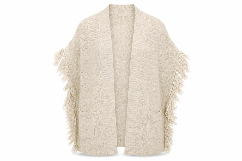 Womens UK Size L George Beige Cardigan Jumper