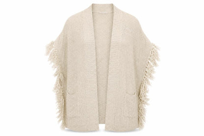 Womens UK Size L George Beige Cardigan Jumper