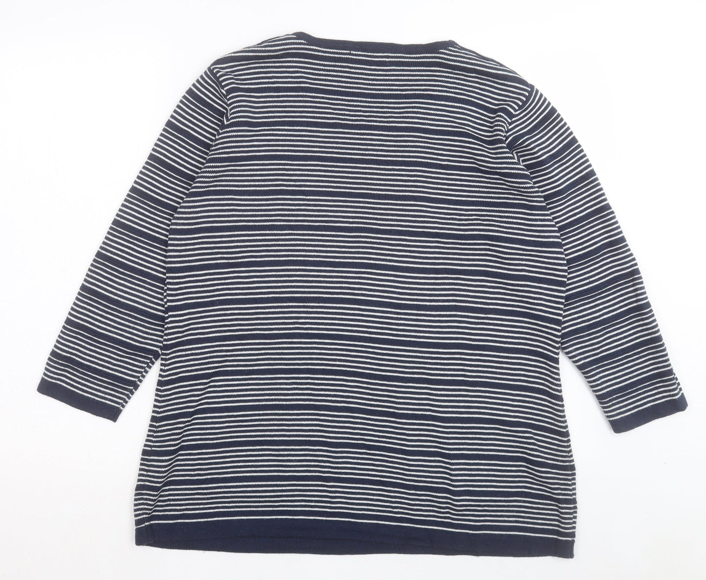 Womens UK Size XL Chianti Blue Pullover Jumper