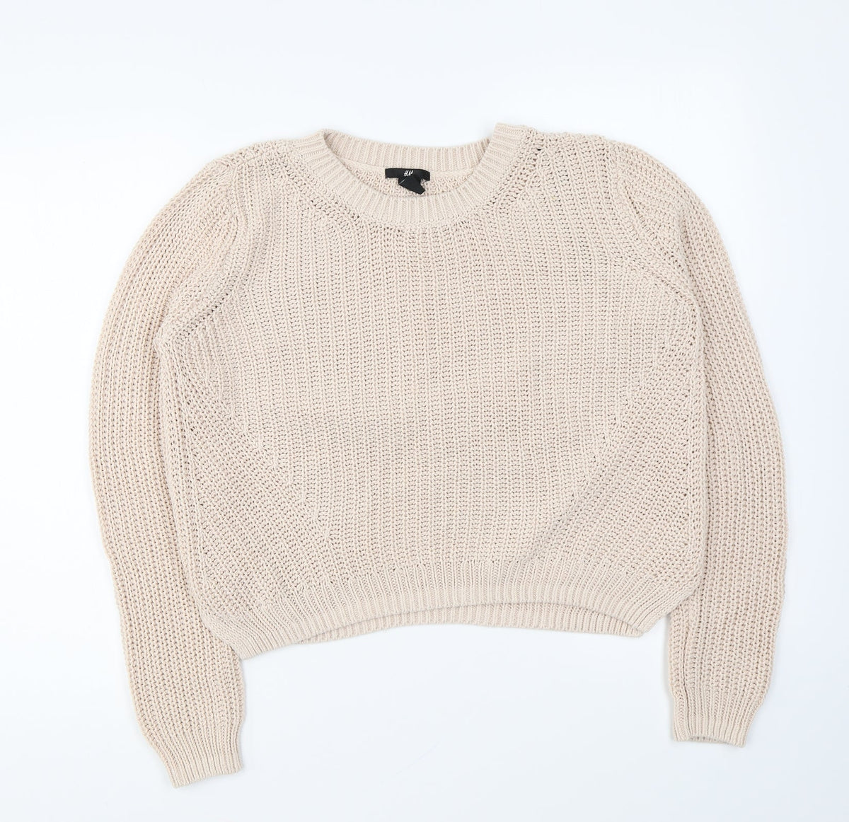 Womens UK Size M H&M Pink Pullover Jumper