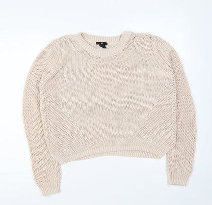 Womens UK Size M H&M Pink Pullover Jumper
