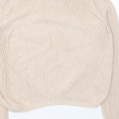 Womens UK Size M H&M Pink Pullover Jumper