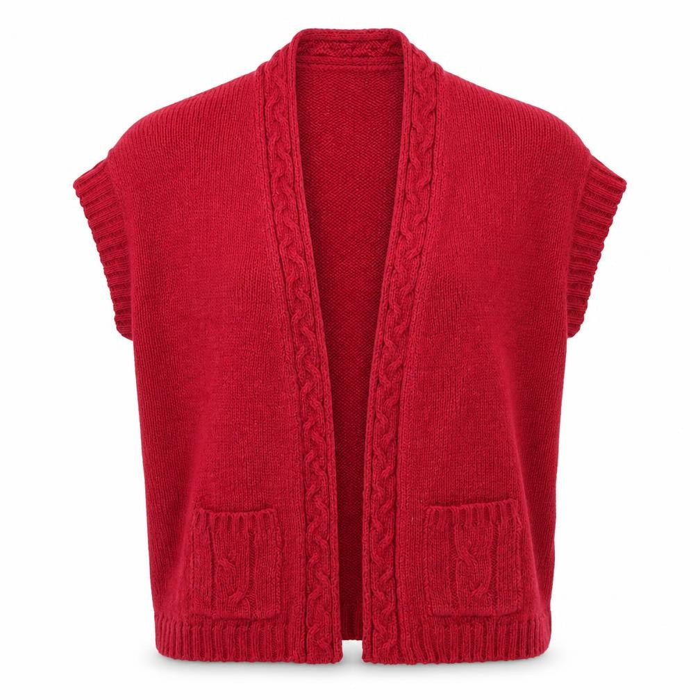 Womens UK Size L Isle Pink Cardigan Jumper