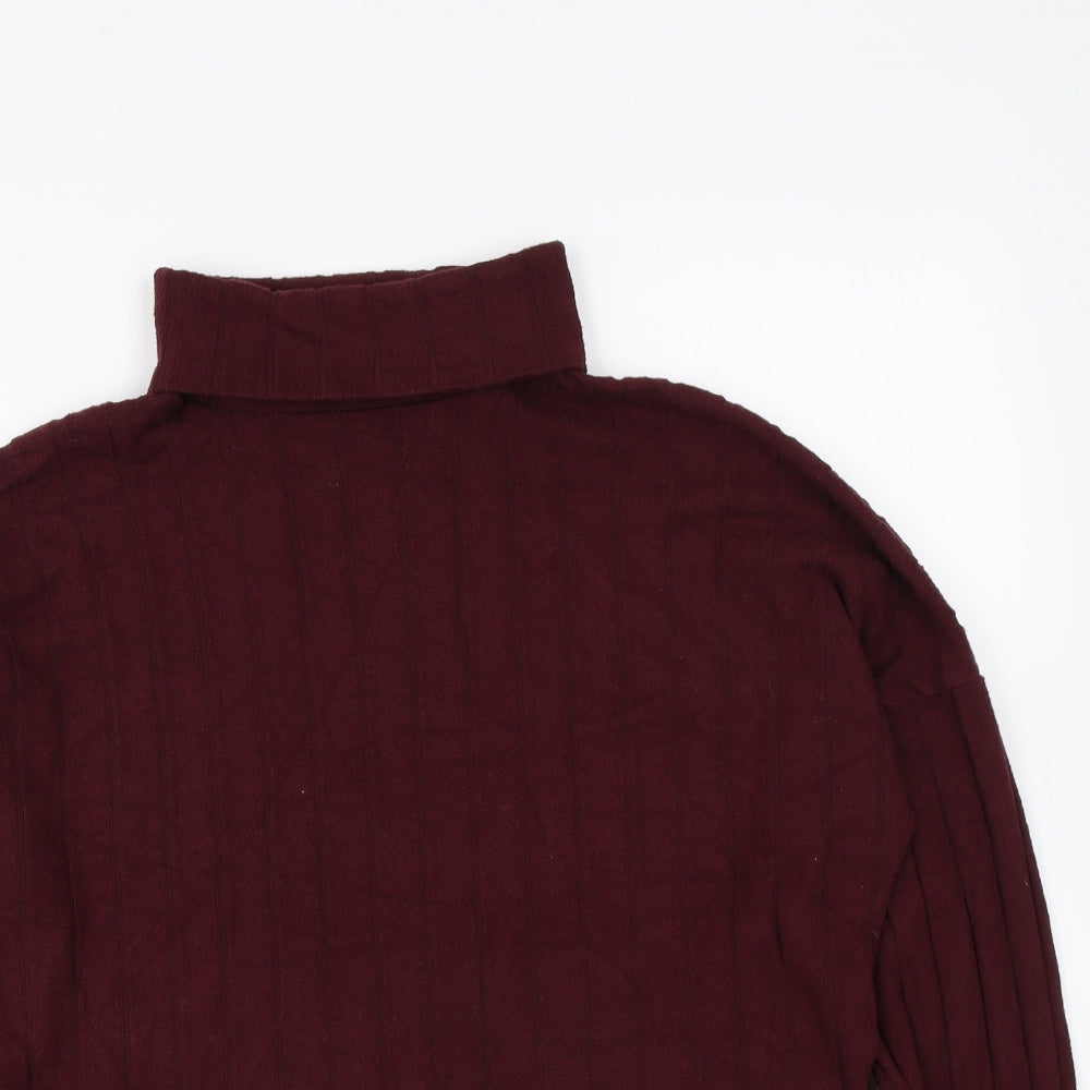 Womens UK Size M New Look Purple Pullover Jumper