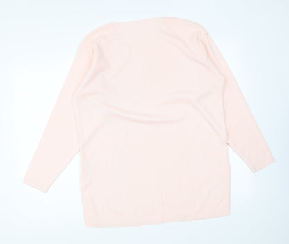 Womens UK Size 10 Marks and Spencer Pink Pullover Jumper