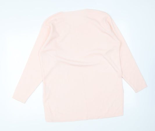 Womens UK Size 10 Marks and Spencer Pink Pullover Jumper
