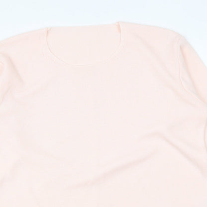 Womens UK Size 10 Marks and Spencer Pink Pullover Jumper