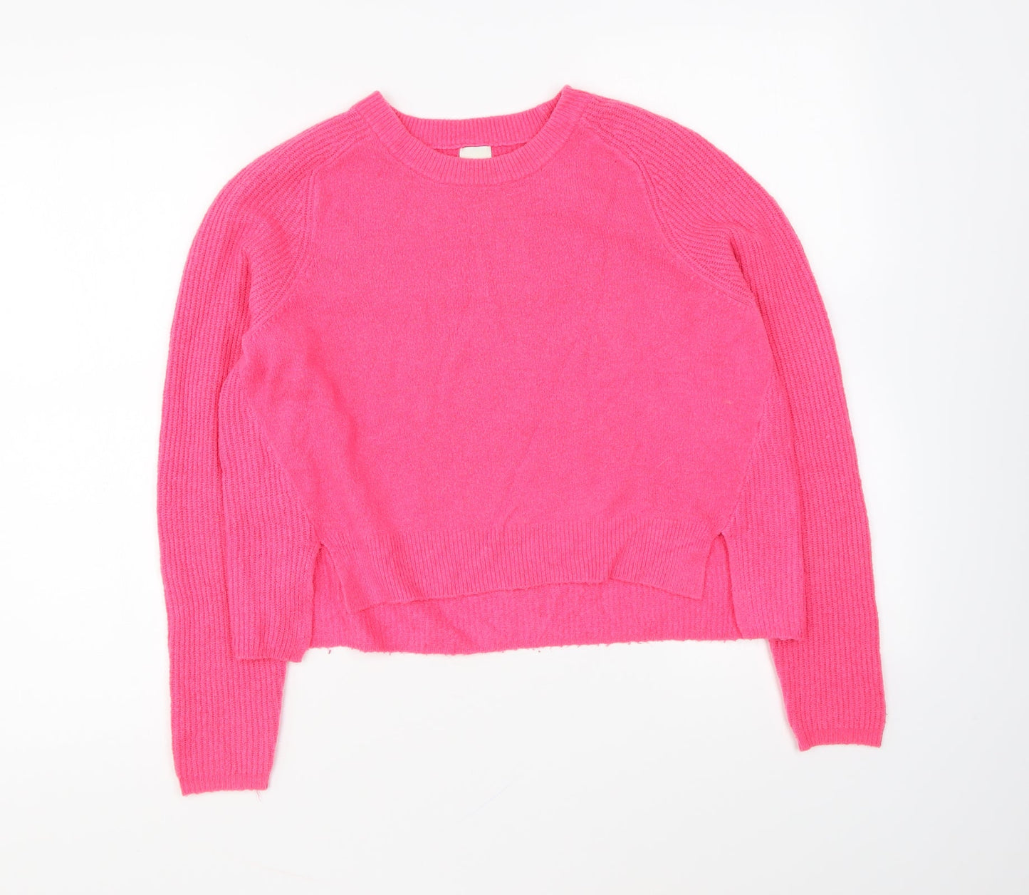 Womens UK Size 10 River Island Pink Pullover Jumper