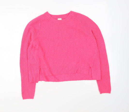 Womens UK Size 10 River Island Pink Pullover Jumper
