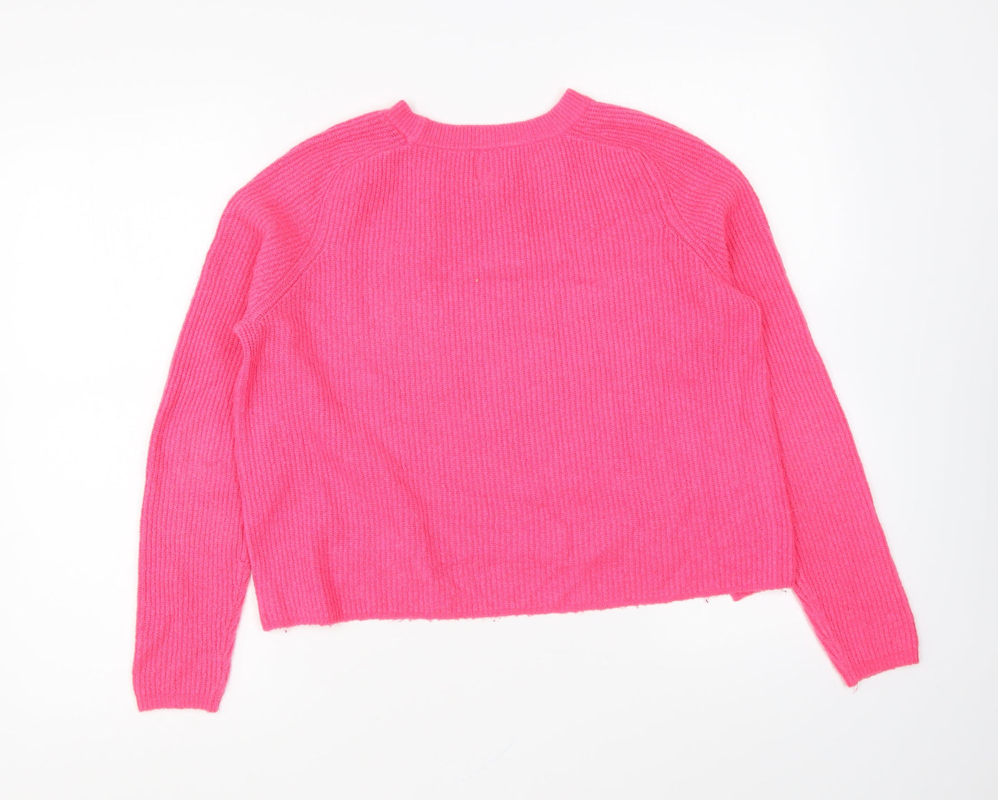 Womens UK Size 10 River Island Pink Pullover Jumper