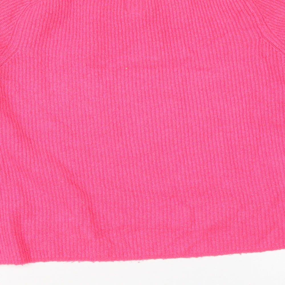 Womens UK Size 10 River Island Pink Pullover Jumper