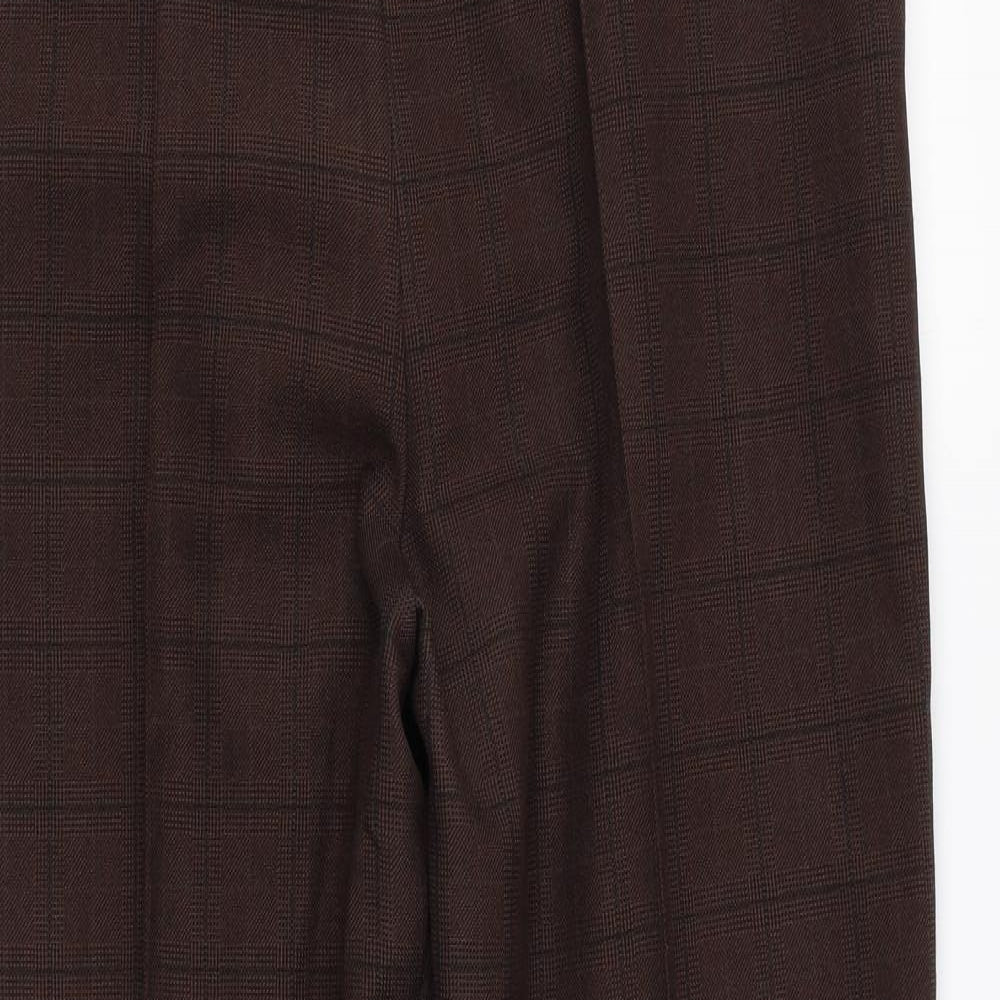 Womens UK Size 32 in Preworn Regular Fit  Brown Trousers