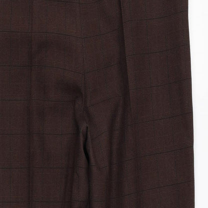 Womens UK Size 32 in Preworn Regular Fit  Brown Trousers