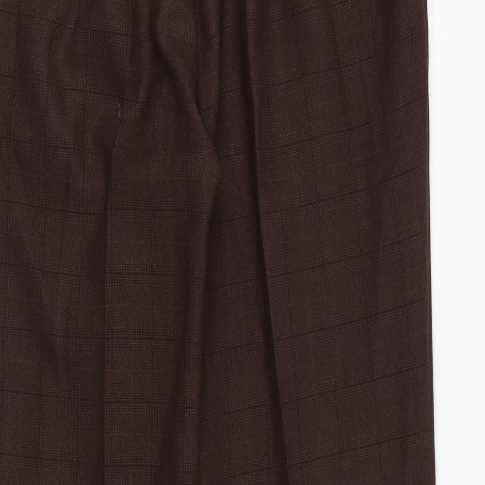 Womens UK Size 32 in Preworn Regular Fit  Brown Trousers