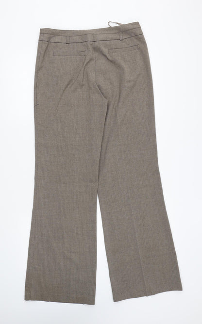 Womens UK Size 31 in NEXT Regular Fit  Brown Trousers