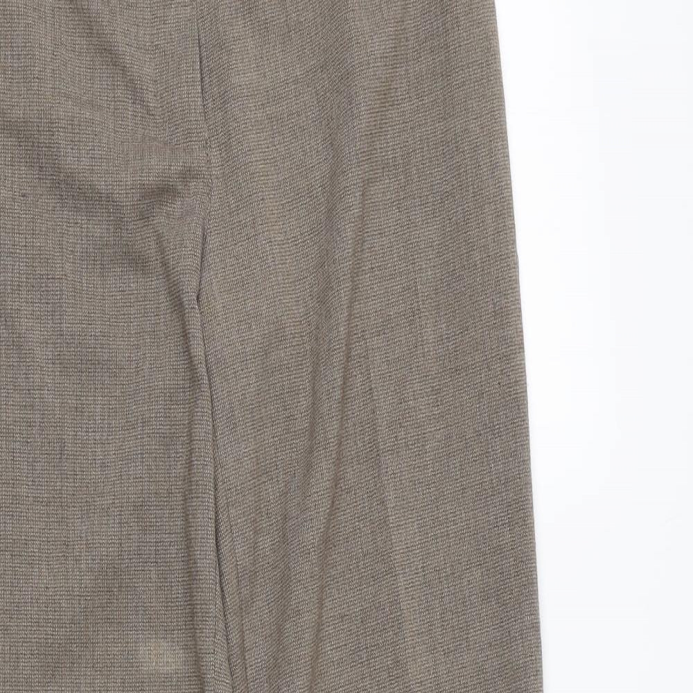 Womens UK Size 31 in NEXT Regular Fit  Brown Trousers