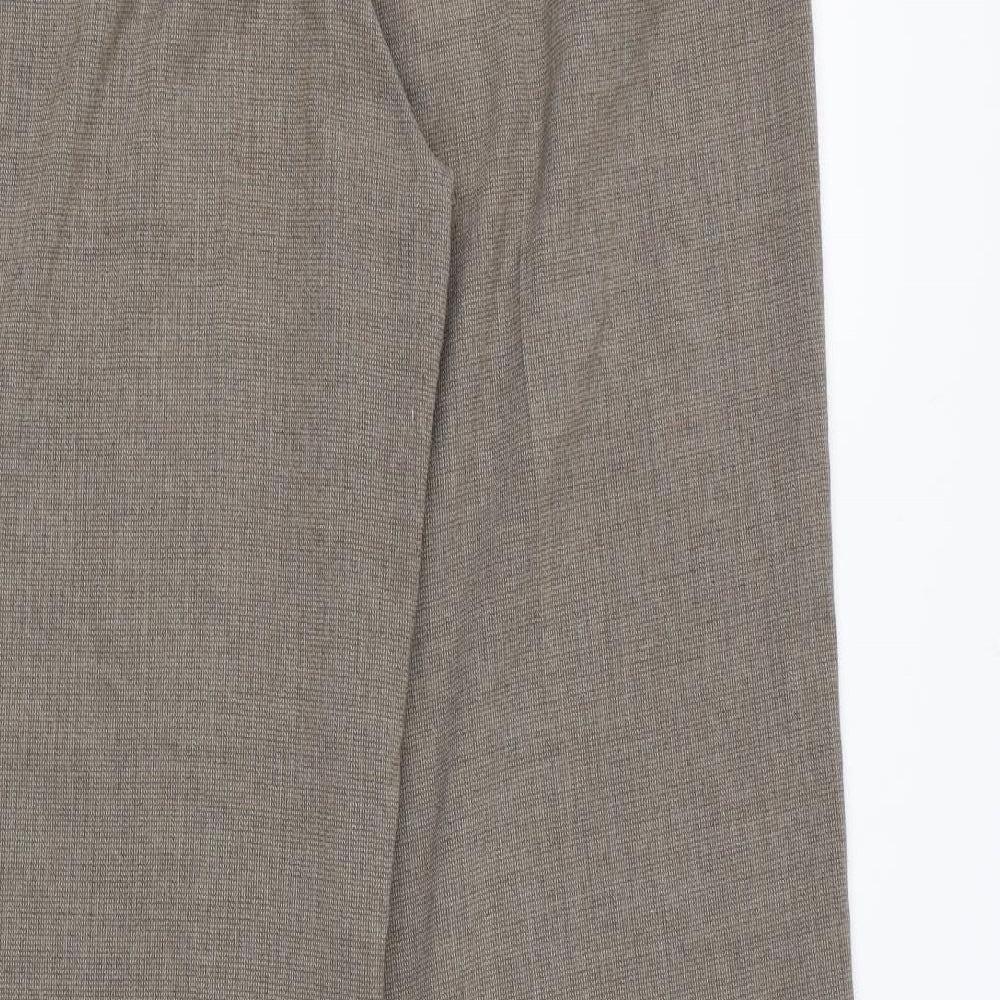 Womens UK Size 31 in NEXT Regular Fit  Brown Trousers