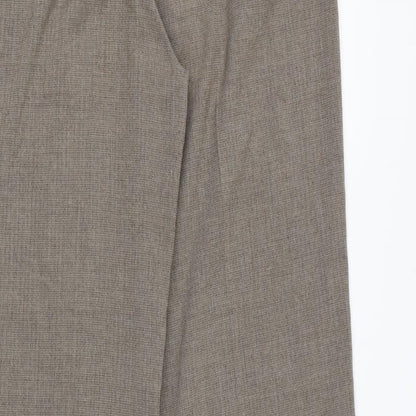 Womens UK Size 31 in NEXT Regular Fit  Brown Trousers