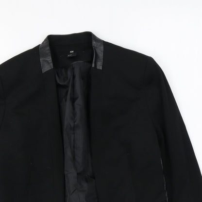 Womens UK Size 10 H&M Black Jacket