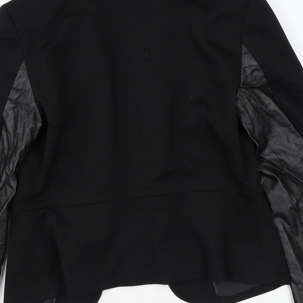Womens UK Size 10 H&M Black Jacket