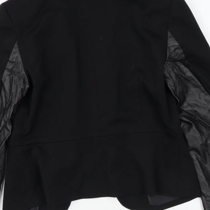 Womens UK Size 10 H&M Black Jacket