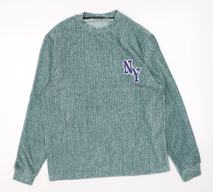 Womens UK Size S ASOS Green Pullover Jumper