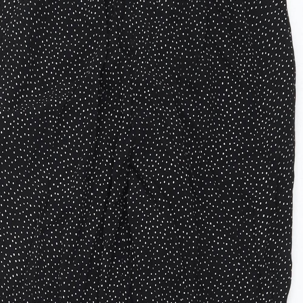 Womens UK Size XS Cooperative Regular Fit  Black Trousers