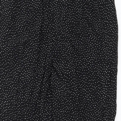 Womens UK Size XS Cooperative Regular Fit  Black Trousers