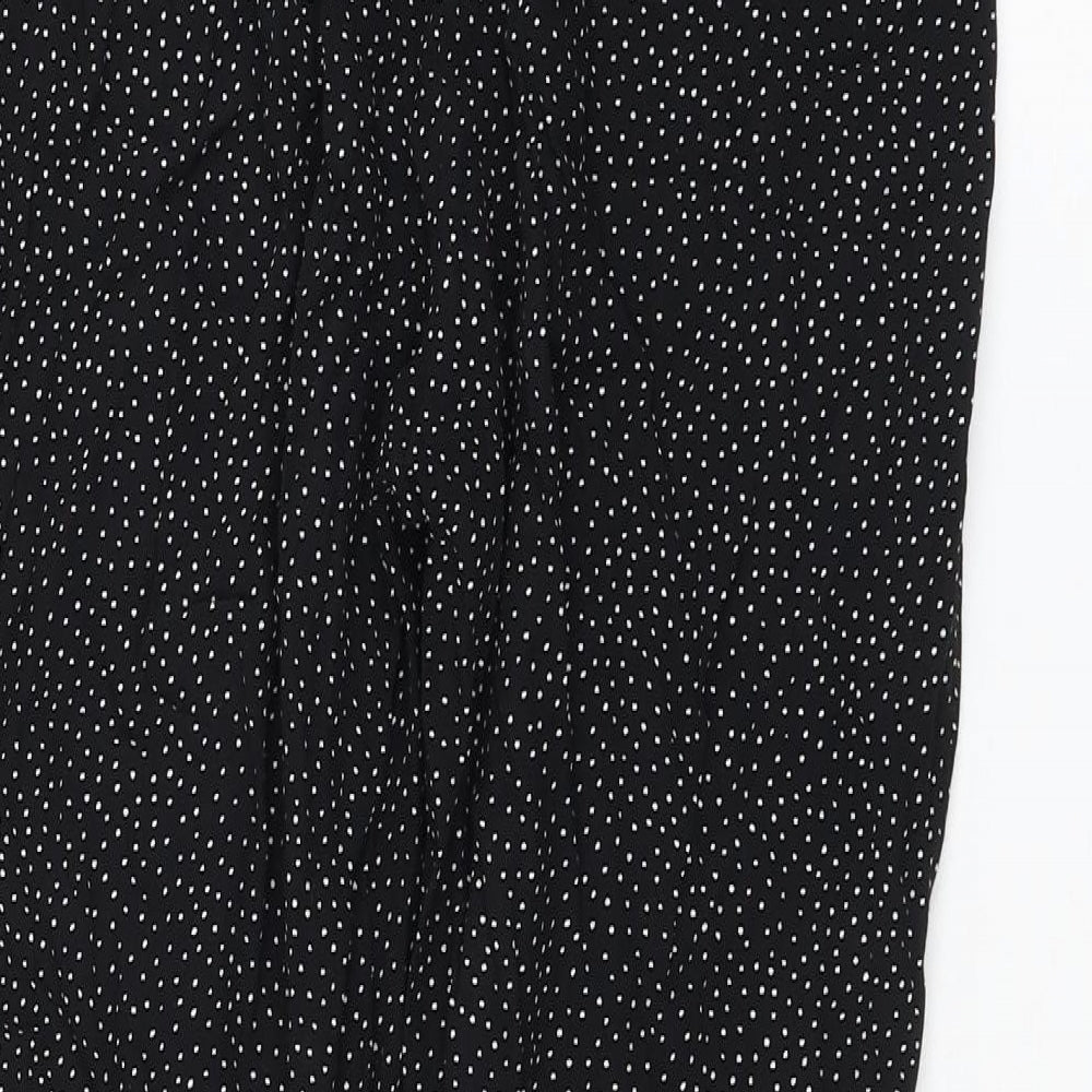 Womens UK Size XS Cooperative Regular Fit  Black Trousers