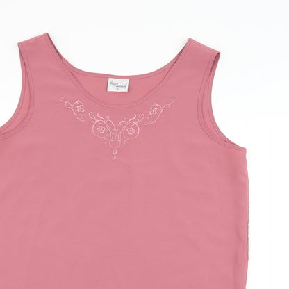 Womens UK Size 16 Design Essentials Pink Camisole Tank