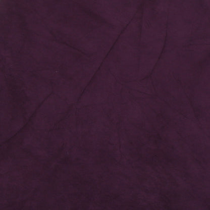 BHS Womens Purple Polyester A-Line Skirt Size 12 Zip