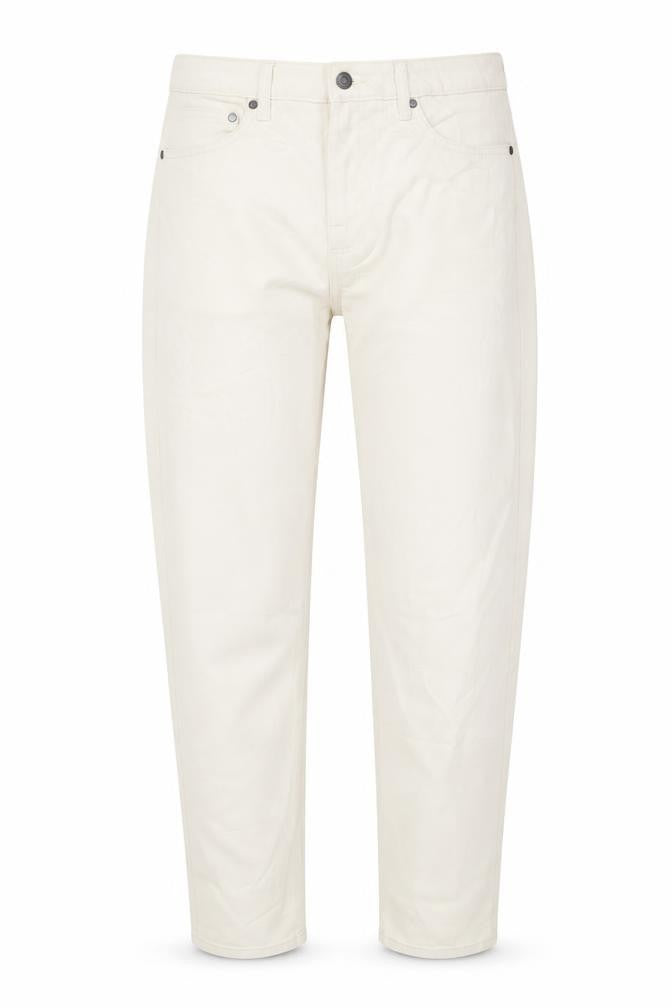 Womens UK Size 34 in Marks and Spencer Regular Fit Tapered Beige Jeans