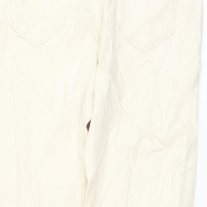 Womens UK Size 34 in Marks and Spencer Regular Fit Tapered Beige Jeans