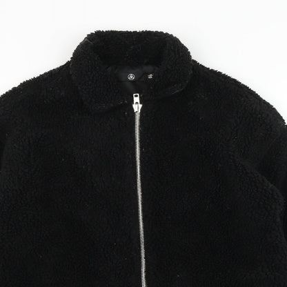Missguided Womens Black Jacket Size 8 Zip