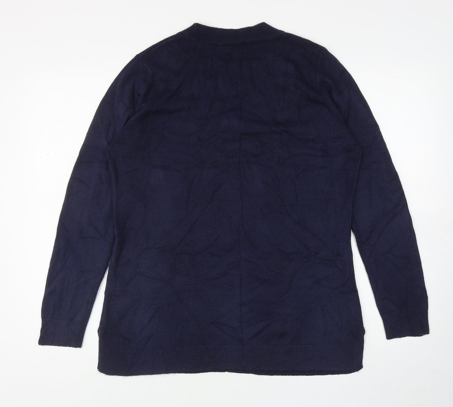 Womens UK Size 12 Papaya Blue Pullover Jumper