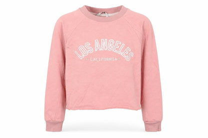 George Girls Pink Cotton Pullover Sweatshirt Size 9-10 Years Pullover - Los Angeles
