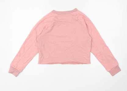 George Girls Pink Cotton Pullover Sweatshirt Size 9-10 Years Pullover - Los Angeles