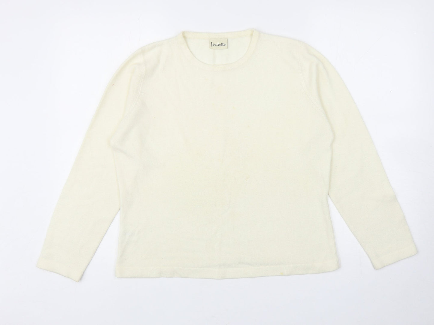 Womens UK Size 12 Isabelle Ivory Pullover Jumper