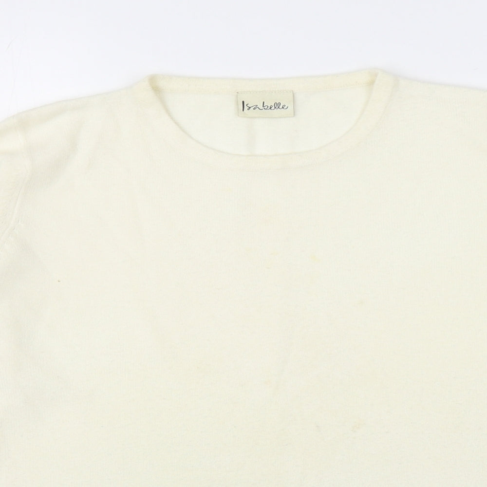 Womens UK Size 12 Isabelle Ivory Pullover Jumper