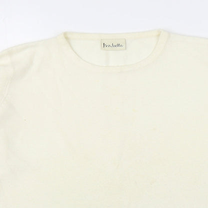 Womens UK Size 12 Isabelle Ivory Pullover Jumper