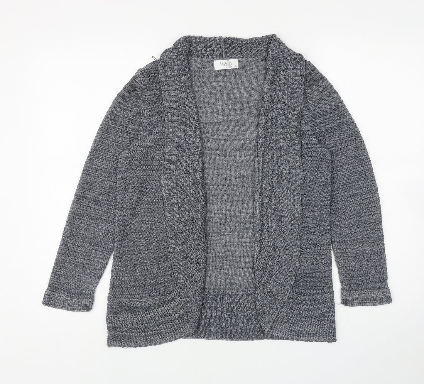 Womens UK Size M Wallis Grey Cardigan Jumper